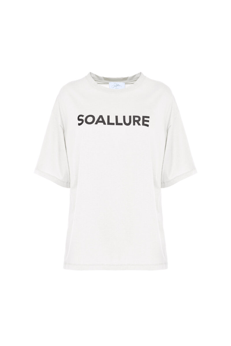 T-SHIRT OVER CON LOGO STAMPATO - immagine 3