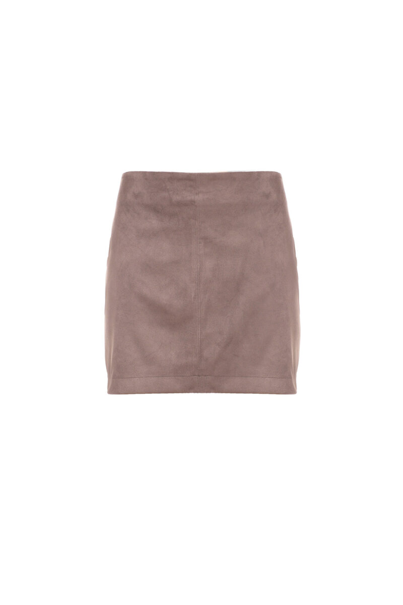 MINIGONNA DRITTA IN ECO-SUEDE - immagine 3