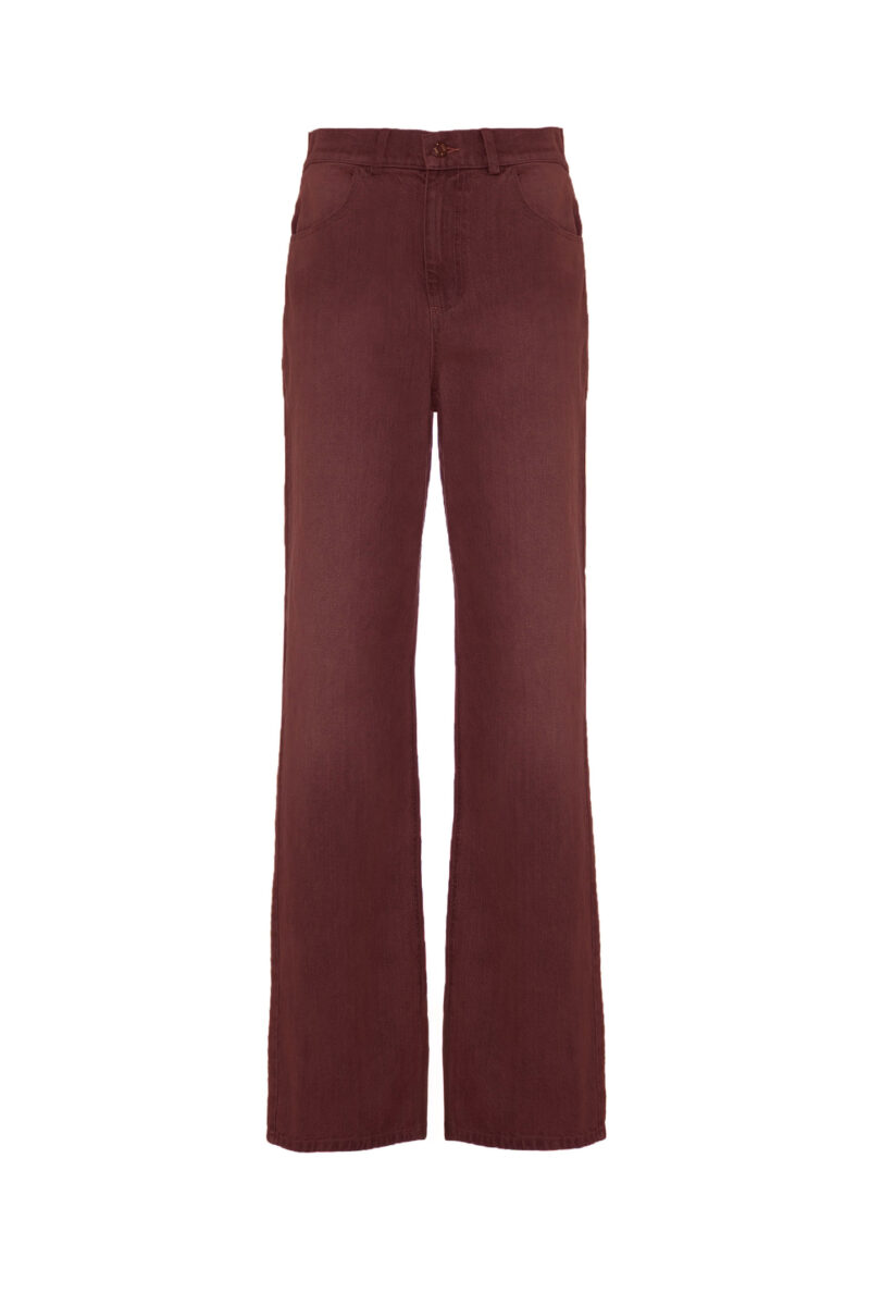 REGULAR FIT GARMENT-DYED JEANS - Image 4