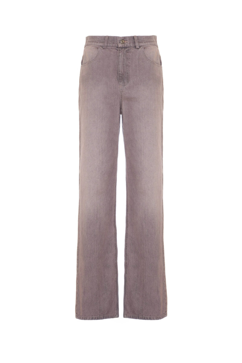 REGULAR FIT GARMENT-DYED JEANS