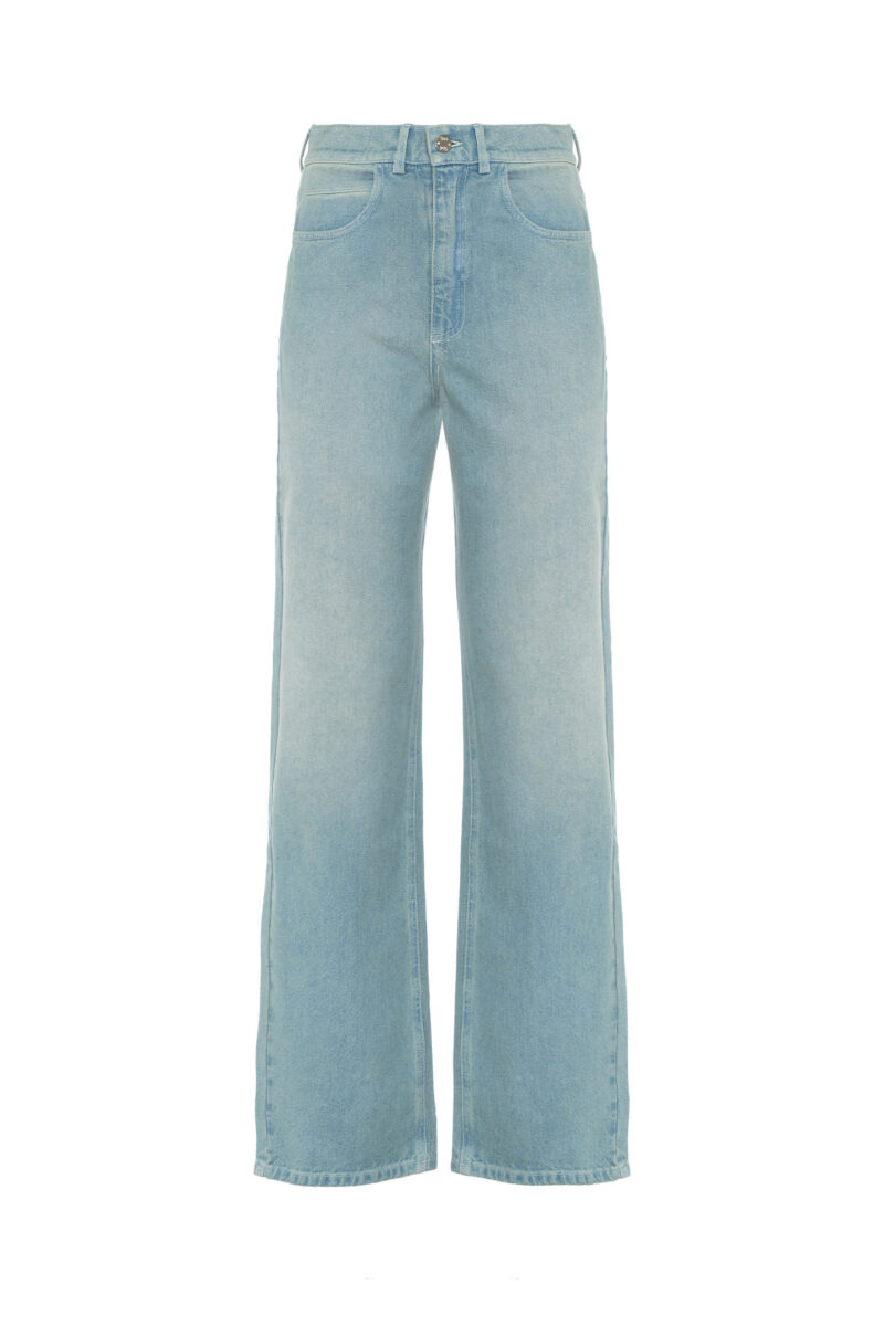 REGULAR FIT GARMENT-DYED JEANS - Image 5