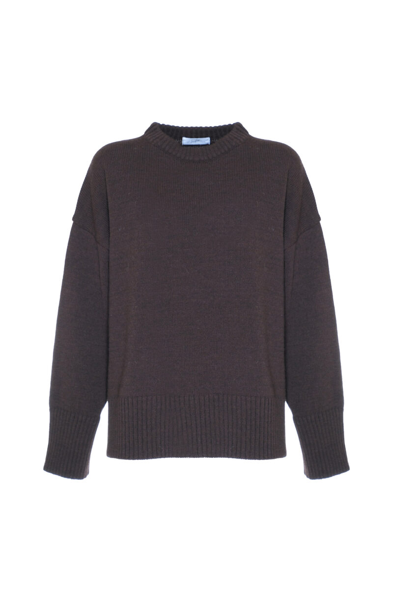 BOXY WOOL BLEND PULLOVER