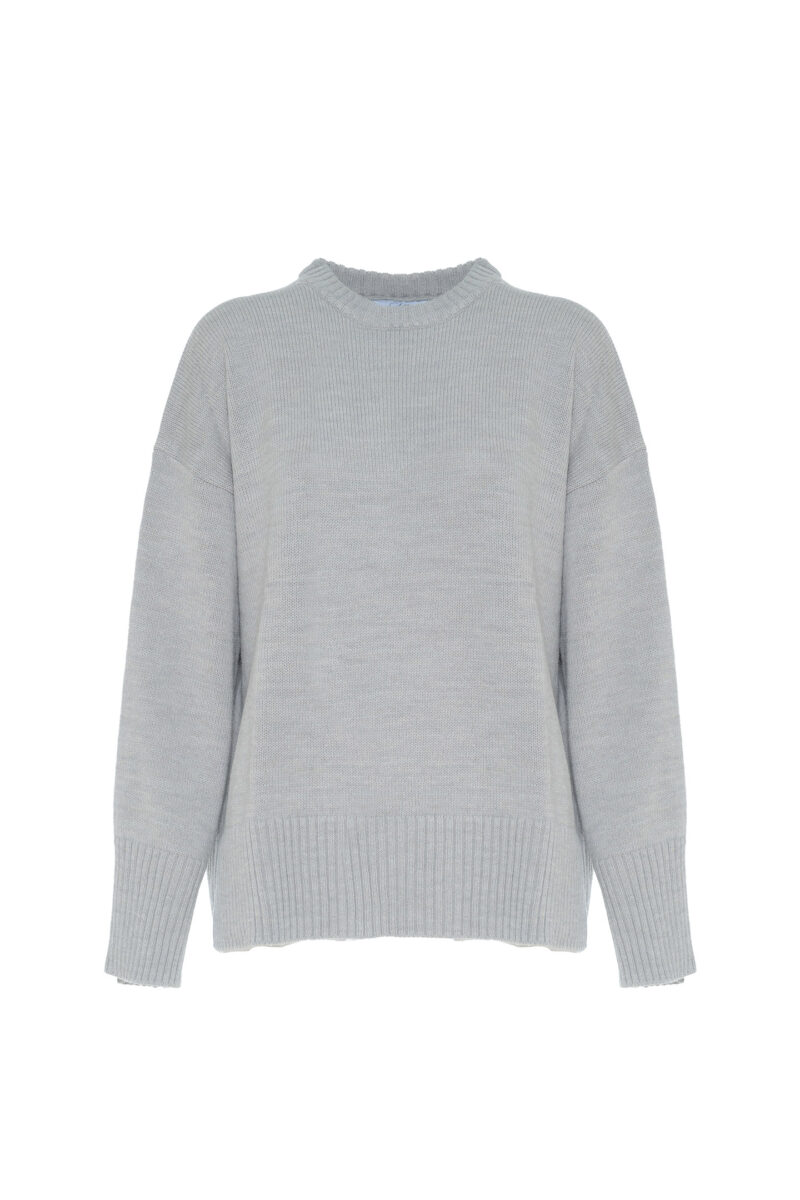 BOXY WOOL BLEND PULLOVER - Image 4