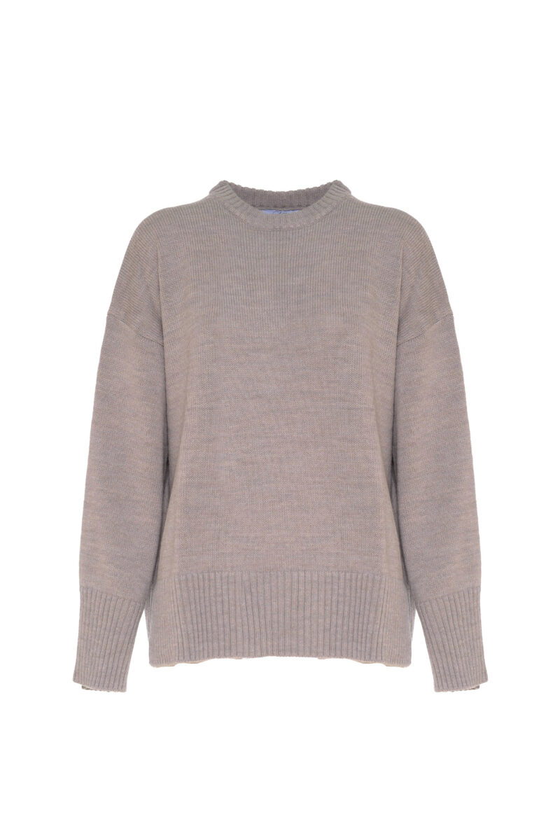 BOXY WOOL BLEND PULLOVER - Image 3