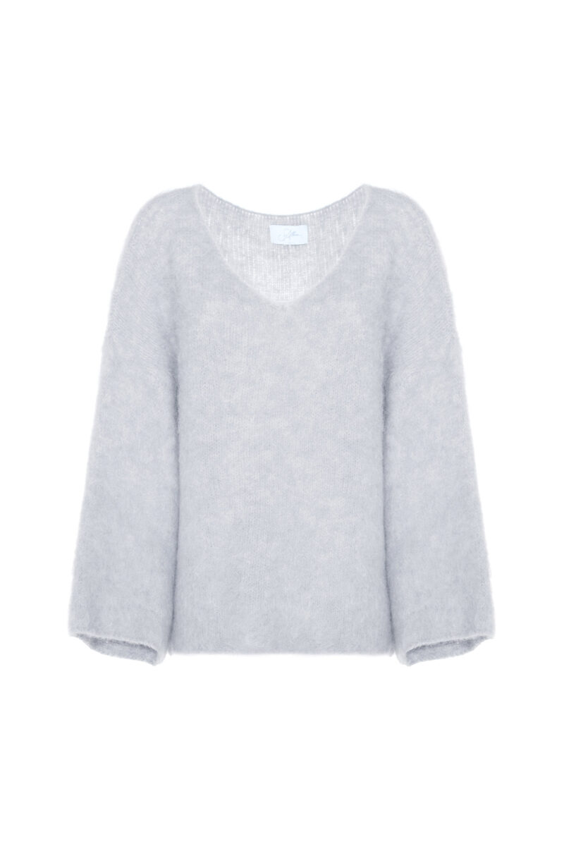 MOHAIR BOXY MIXED PULLOVER - Image 4