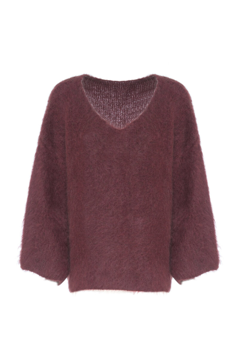 MOHAIR BOXY MIXED PULLOVER - Image 6