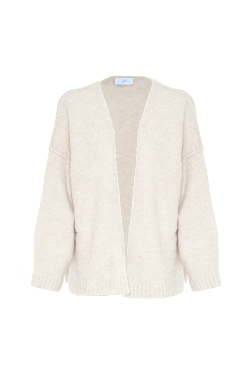 BOXY CARDIGAN IN WOOL BLEND - Image 4