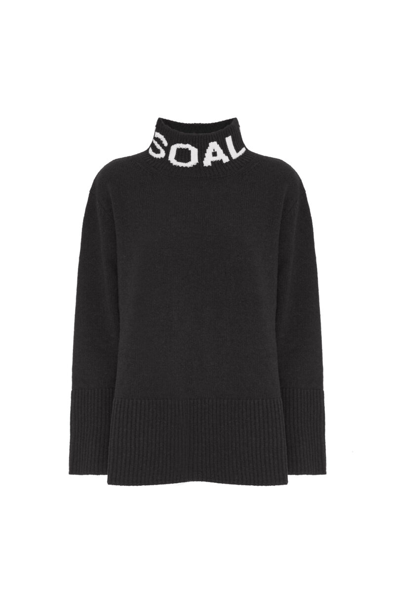 WOOL BLEND PULLOVER WITH JACQUARD LOGO - Image 8