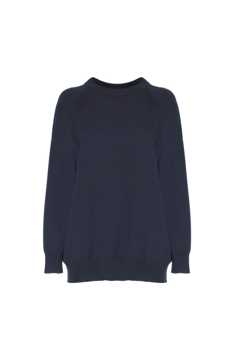 OVER-SIZED CUT-OUT VISCOSE KNIT