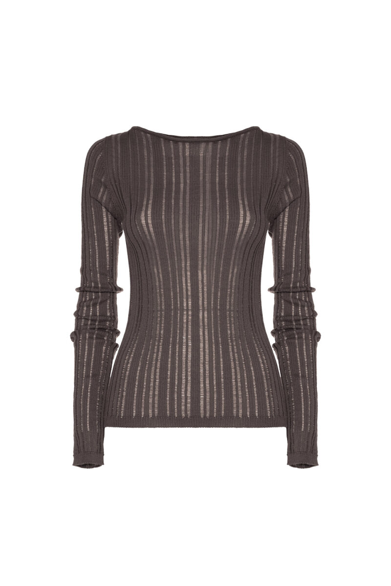 RIBBED WOOL SWEATER - Image 3