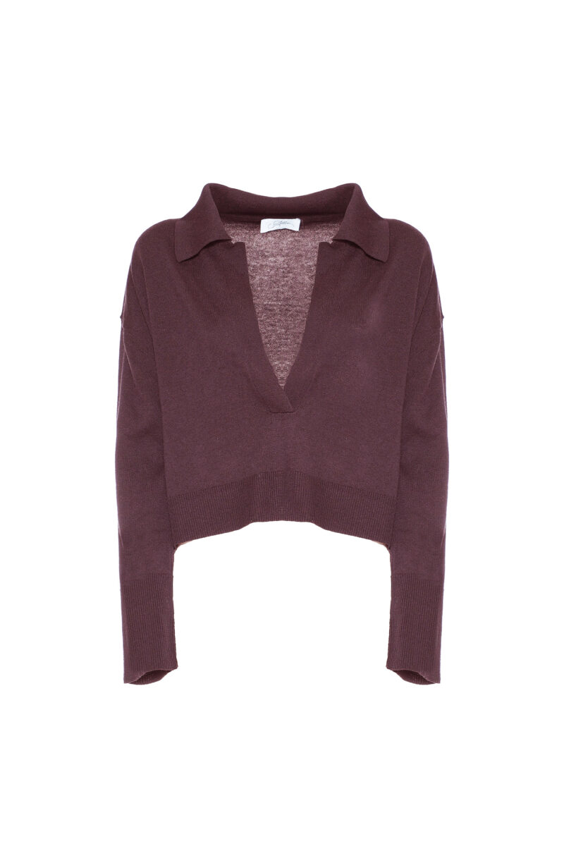 BOXY SWEATER WITH COLLAR - Image 6