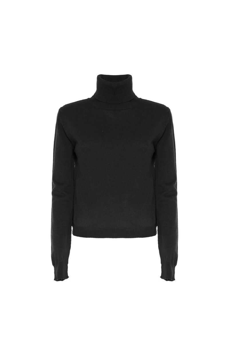 TURTLE NECK SWEATER IN BLENDED YARN - Image 5