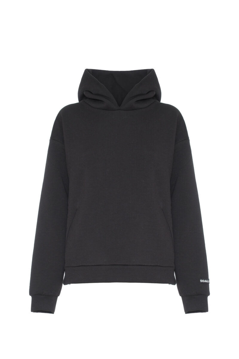 COTTON BLEND SWEATSHIRT WITH MAXI SLIT - Image 6