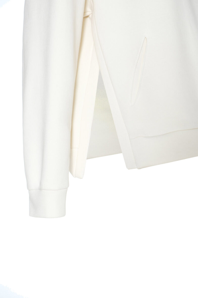 FELPA IN MISTO COTONE CON MAXI SPACCO - immagine 5