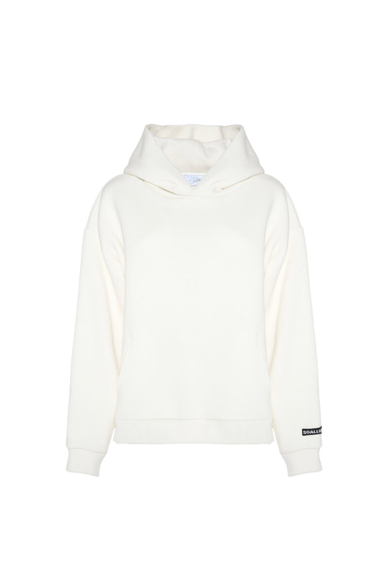FELPA IN MISTO COTONE CON MAXI SPACCO