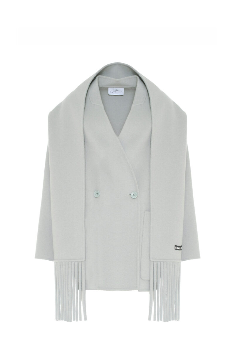 WOOL CABAN WITH SCARF - Image 9