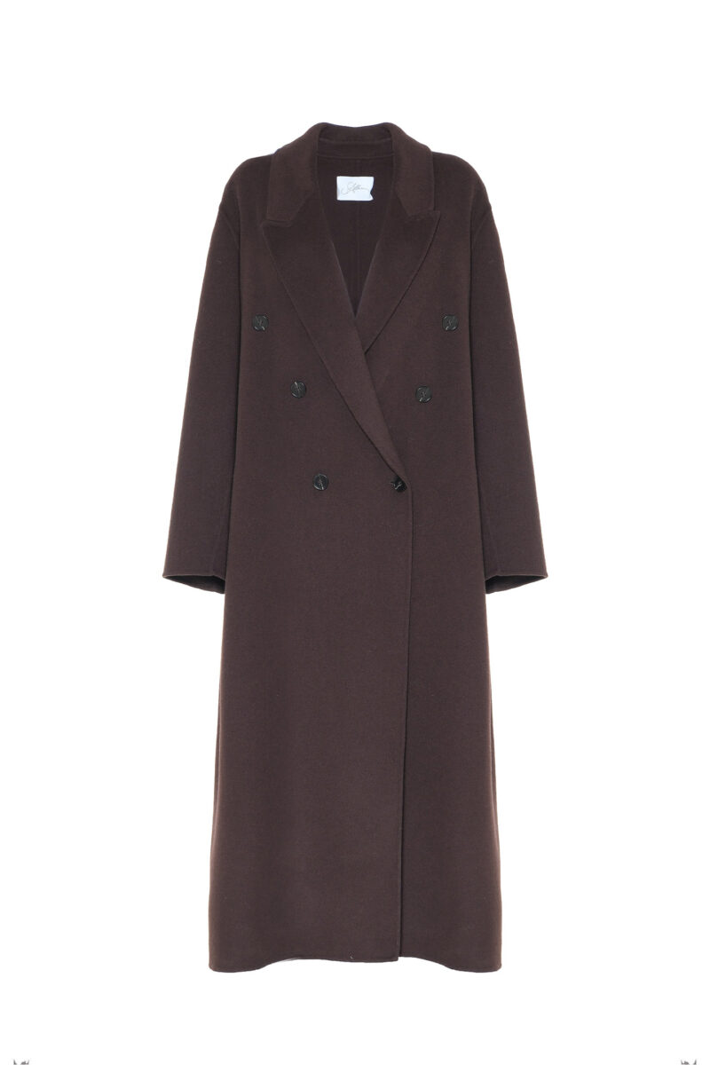 CAPPOTTO LUNGO DOPPIOPETTO IN LANA