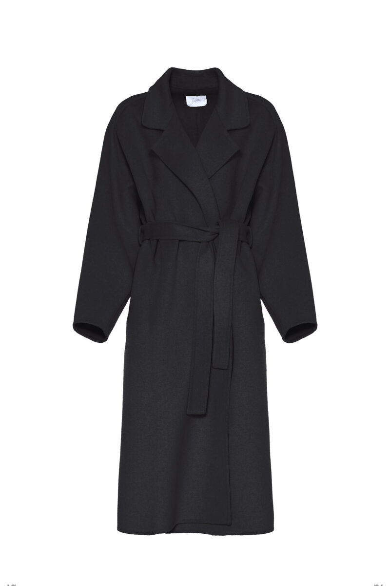 CAPPOTTO VESTAGLIA IN DRAP DI LANA - immagine 7
