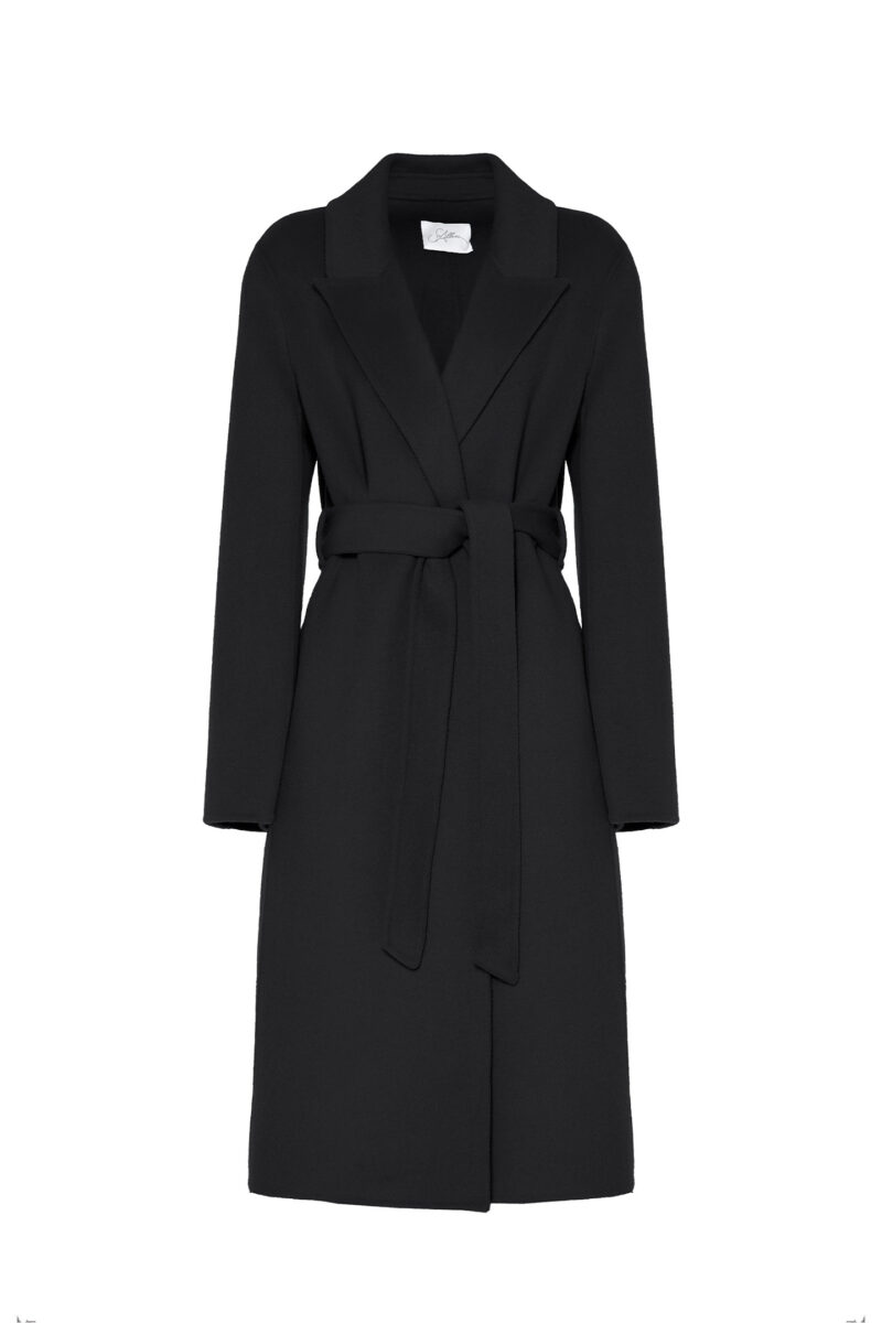 CAPPOTTO IN LANA CON CINTURA - immagine 7