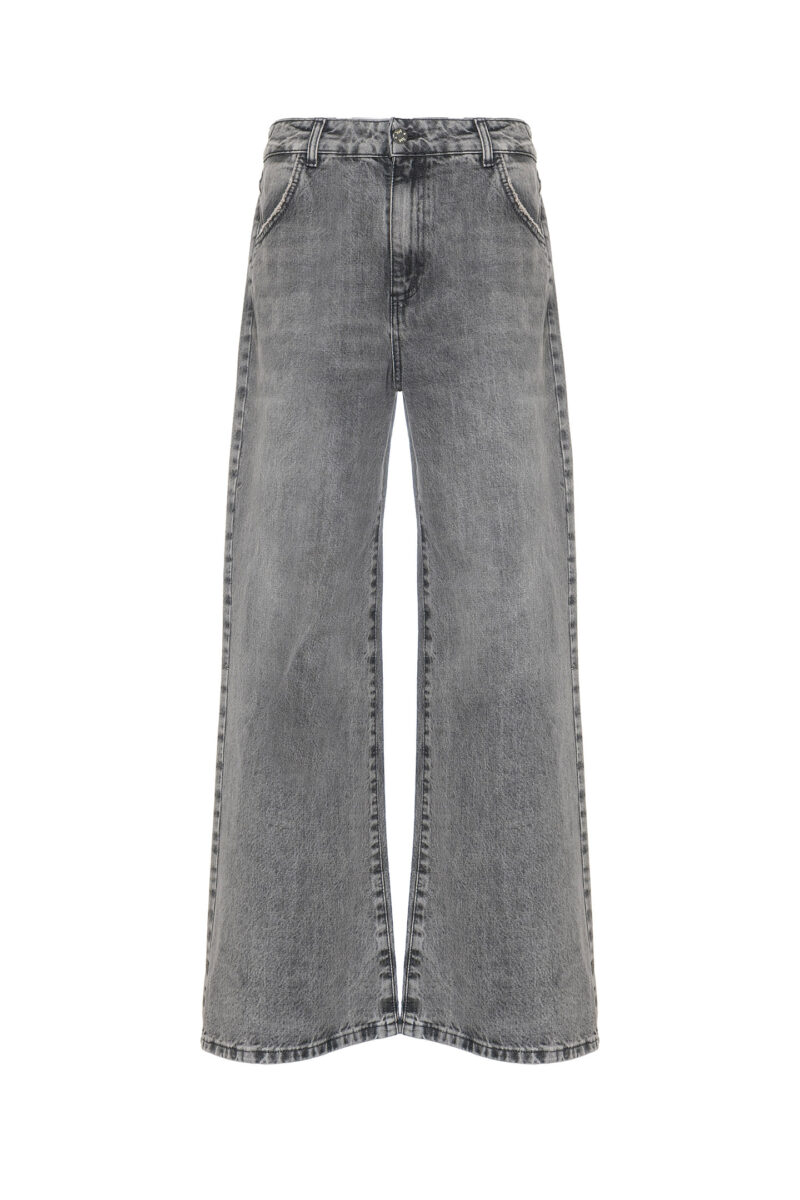JEANS RELAXED FIT A VITA MEDIA GREY