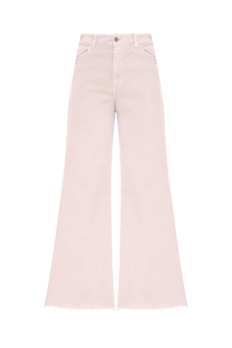 WIDE-LEG JEANS IN COTTON DENIM - Image 6