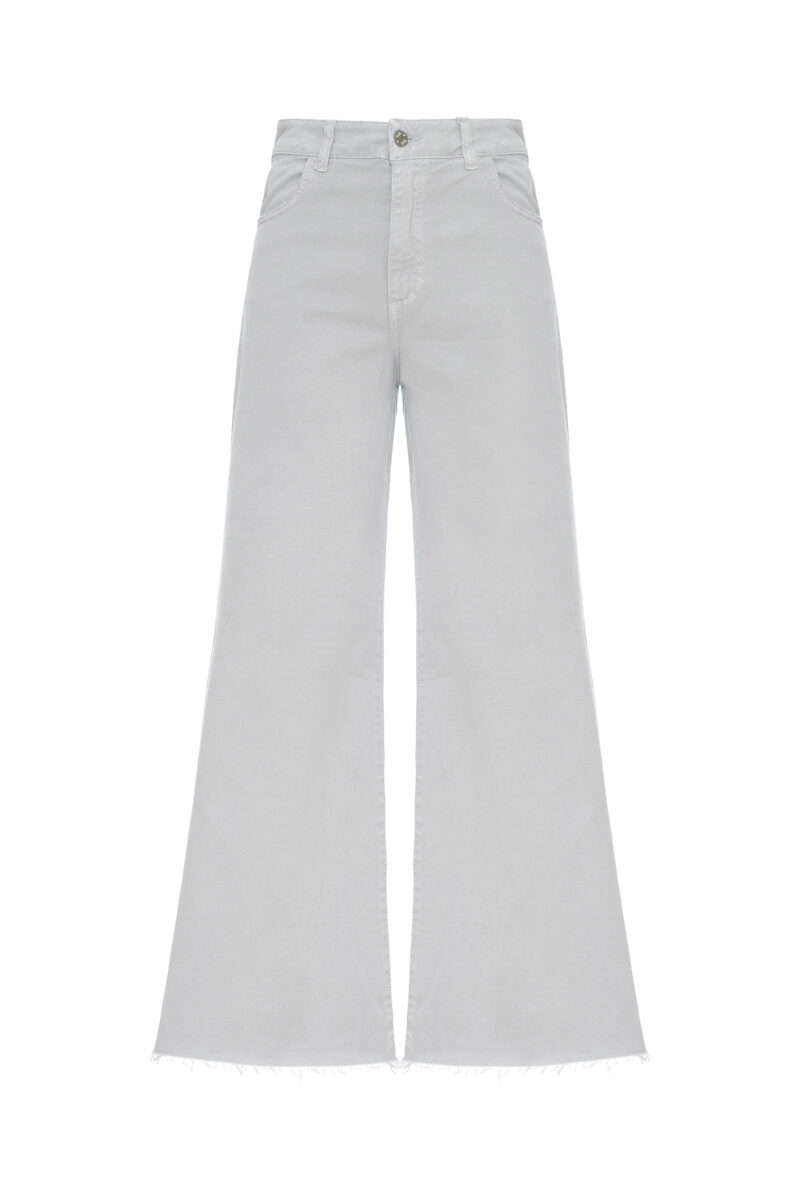 WIDE-LEG JEANS IN COTTON DENIM - Image 7