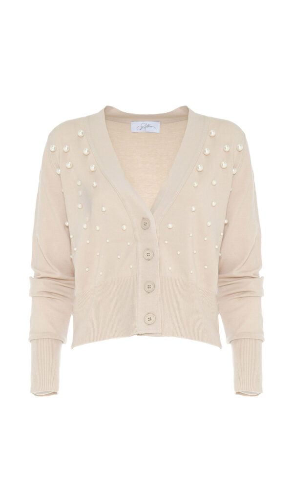 CARDIGAN WITH PEARLS