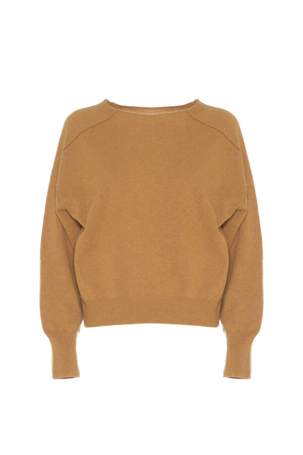 WOOL BOATNECK SWEATER