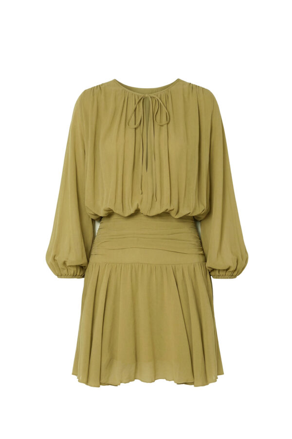 SHORT VISCOSE DRESS