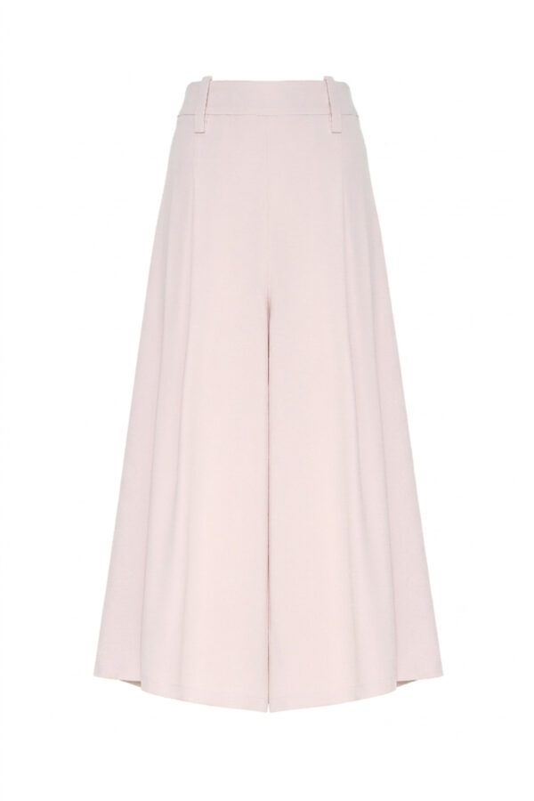 PANTALONI CROPPED IN CREPE