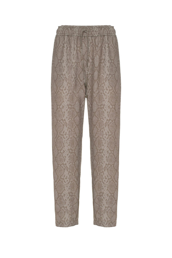 PANTALONI JOGGER STAMPA PITONE