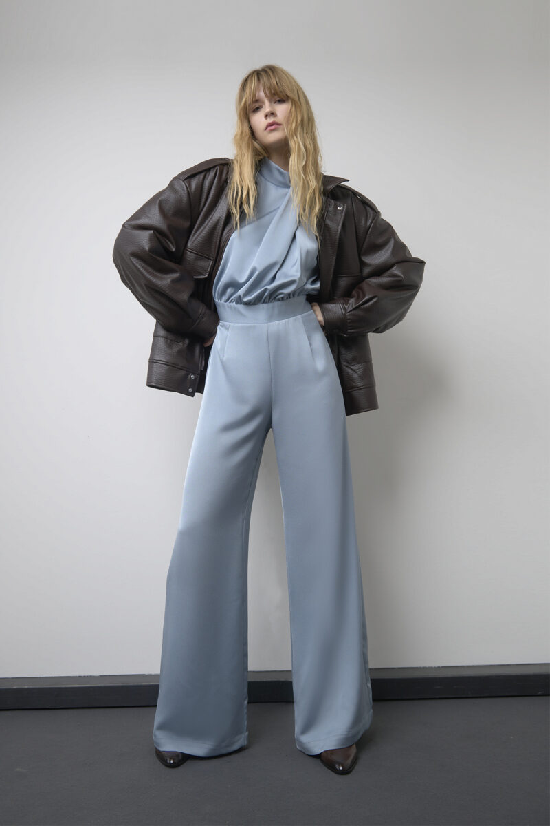 FAUX LEATHER AVIATOR JACKET - Image 4