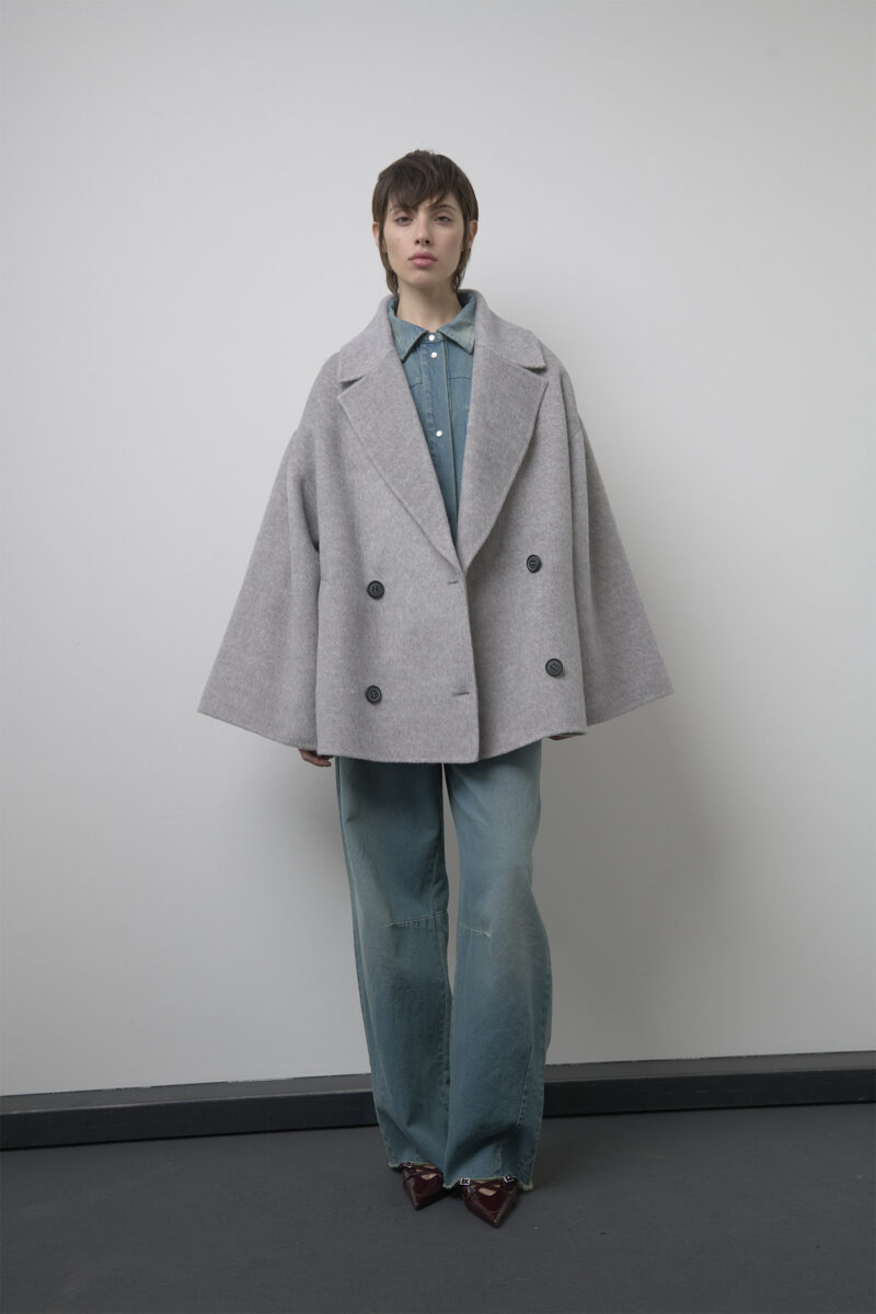 JEANS BARREL IN COTONE TINTO CAPO - immagine 4