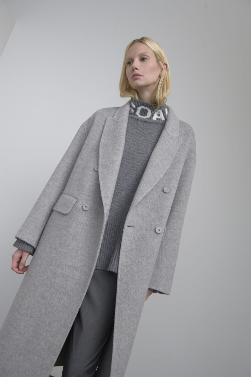 WOOL BLEND PULLOVER WITH JACQUARD LOGO - Image 3