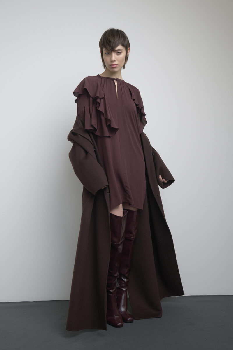 CAPPOTTO LUNGO DOPPIOPETTO IN LANA - immagine 4