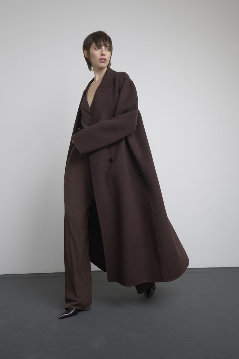 CAPPOTTO LUNGO DOPPIOPETTO IN LANA - immagine 3