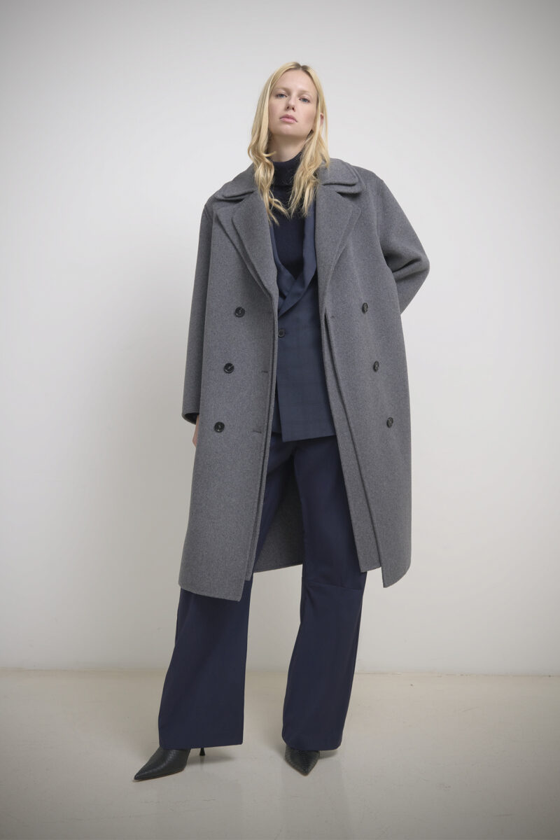 CAPPOTTO IN PURA LANA CON DOPPIO STRATO - immagine 2