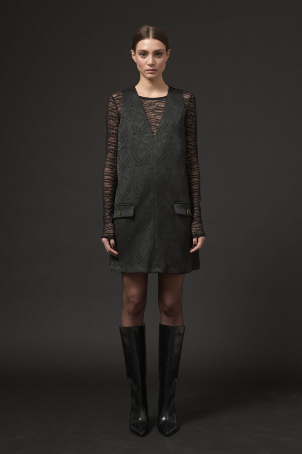 ABITO CORTO IN JACQUARD