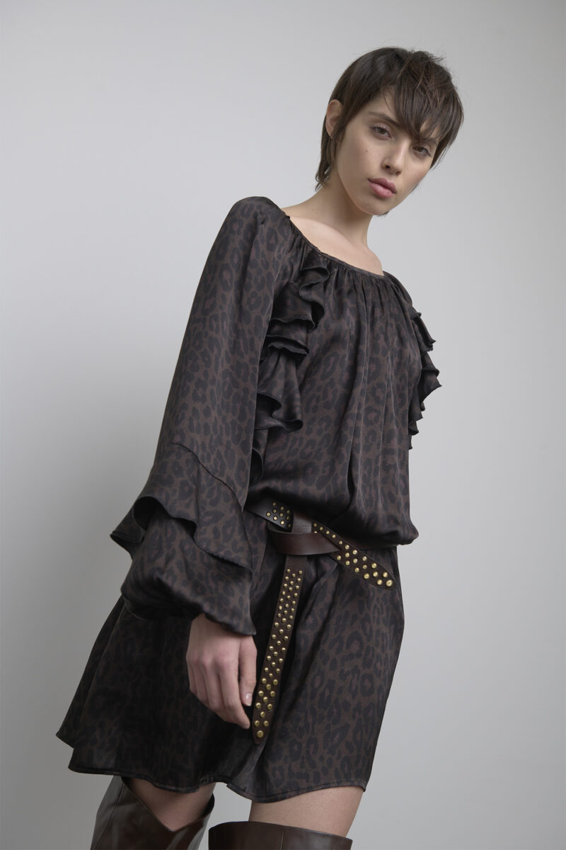 SHORT DRESS WITH ANIMAL PRINT - Image 2