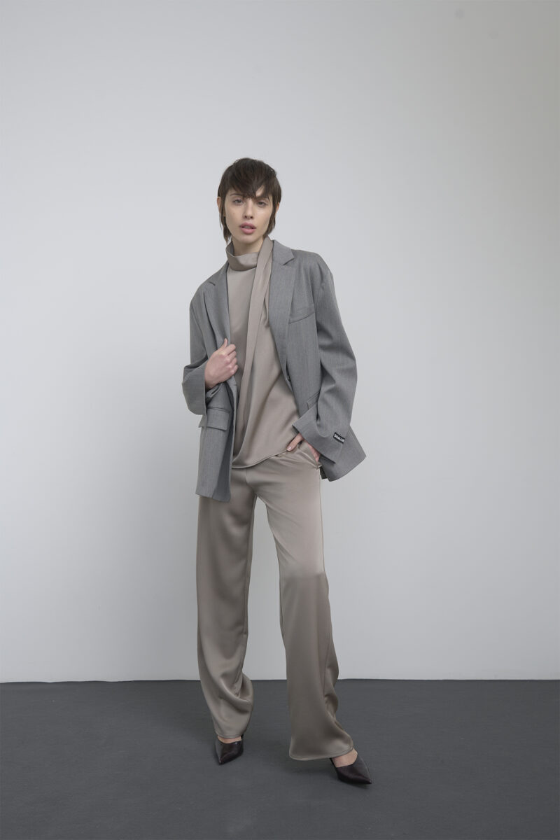 SATIN CREPE TOP - Image 2