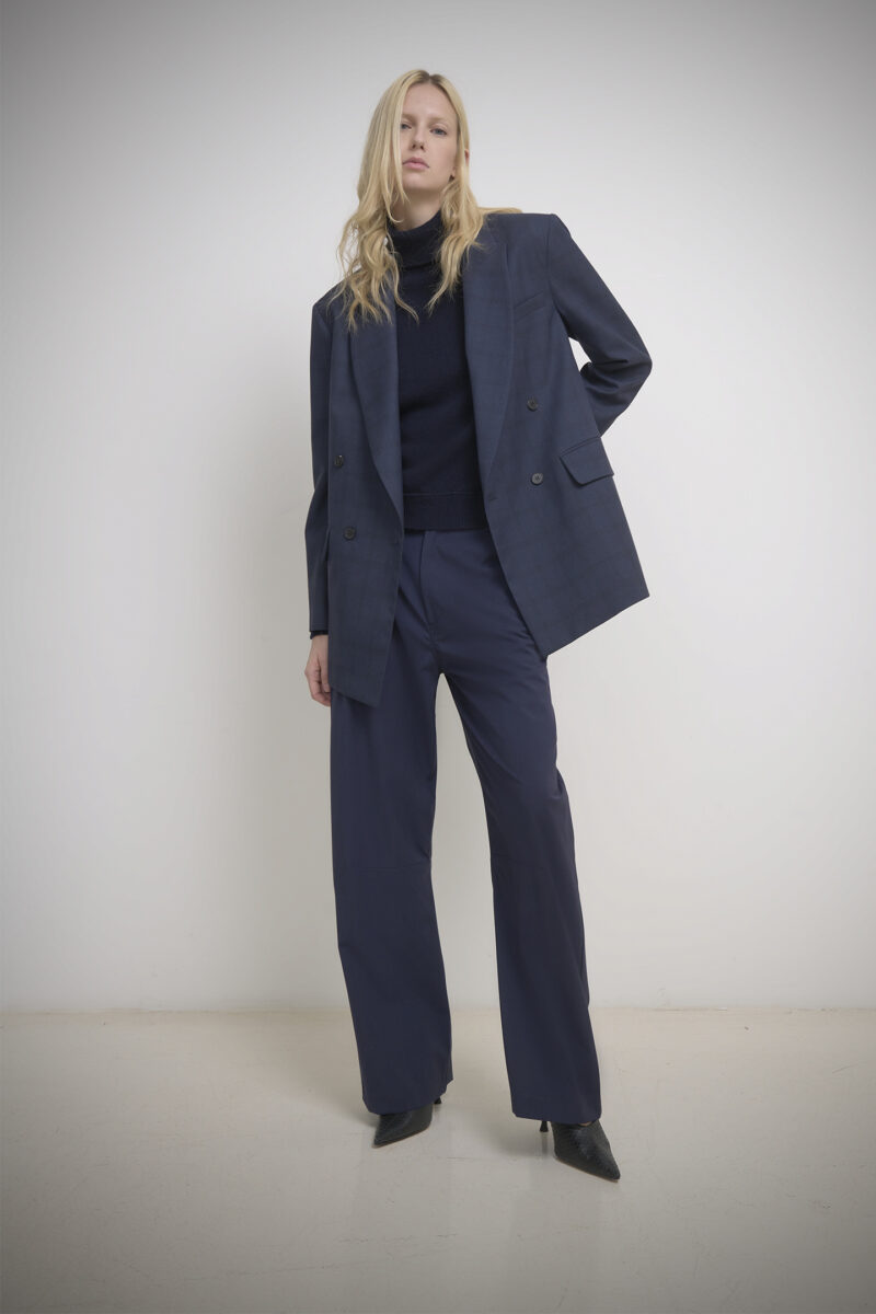 WOOL JACKET WITH CHECK PATTERN - Image 8