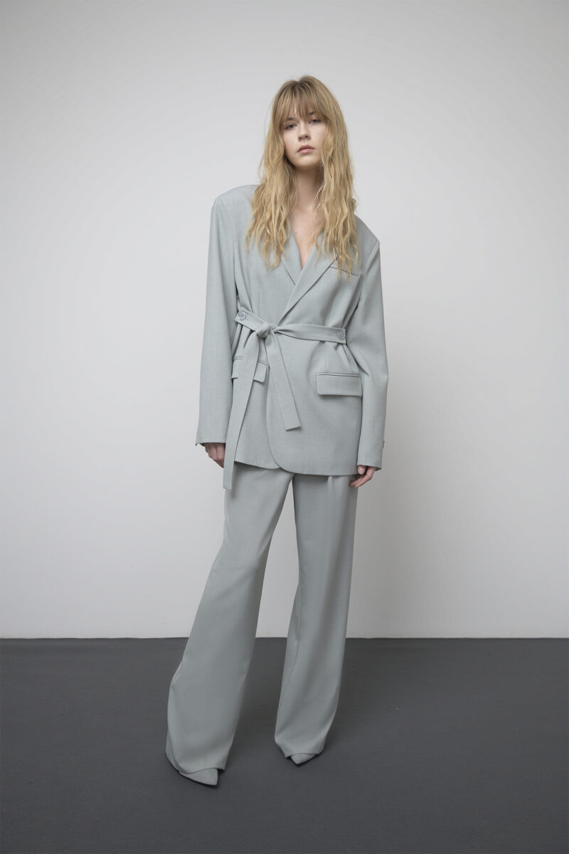 OVERJACKET WITH BELT BOY'S FABRIC - Image 10