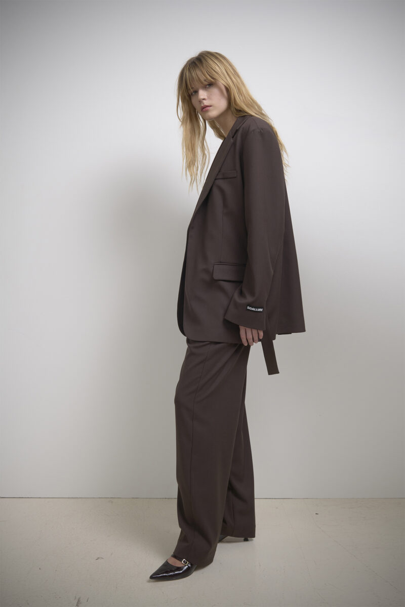 OVERJACKET WITH BELT BOY'S FABRIC - Image 9