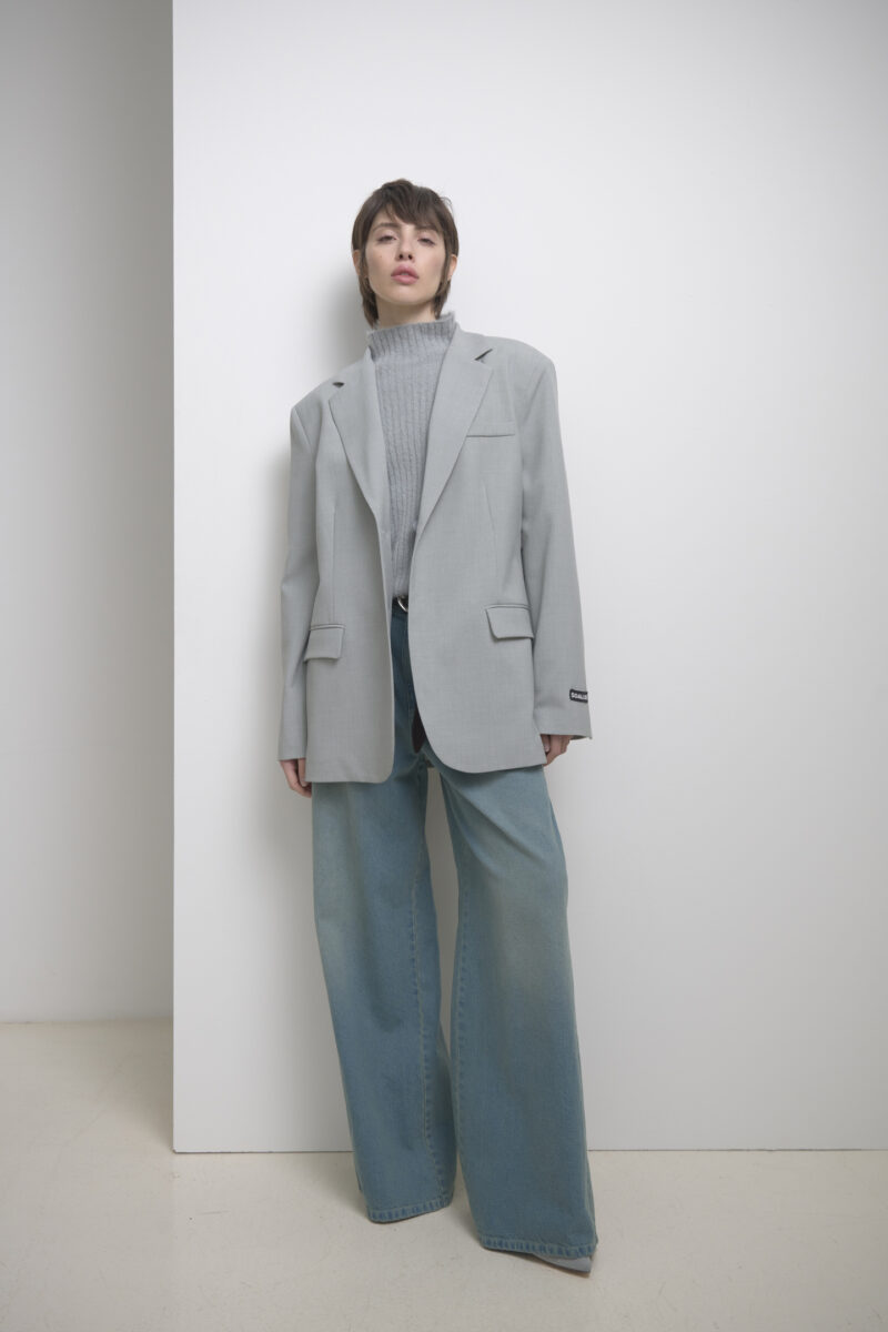 OVERJACKET WITH BELT BOY'S FABRIC - Image 16