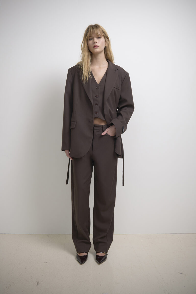 OVERJACKET WITH BELT BOY'S FABRIC - Image 8