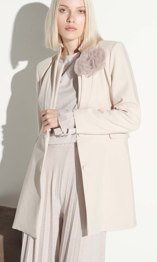 DOUBLE COLLAR LONG JACKET