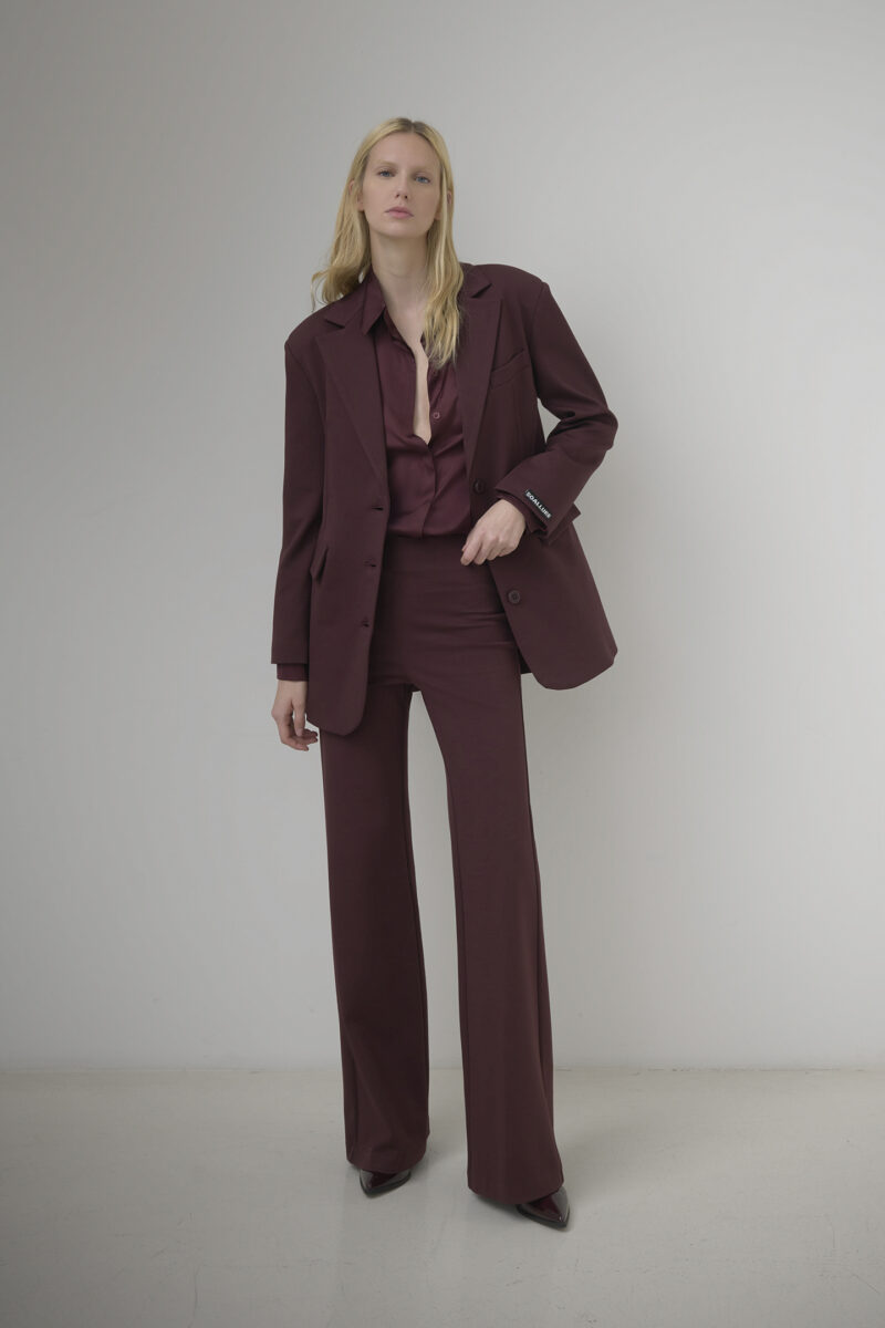 SLIM JACKET WITH REVERSE DART MILAN STITCH - Image 2