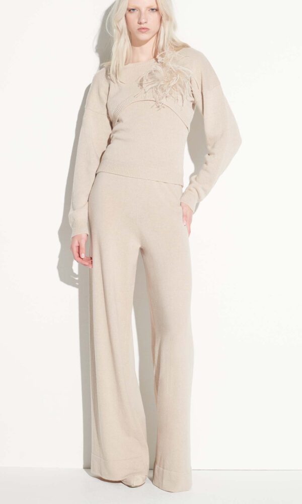 PALAZZO TROUSERS IN CASHMERE