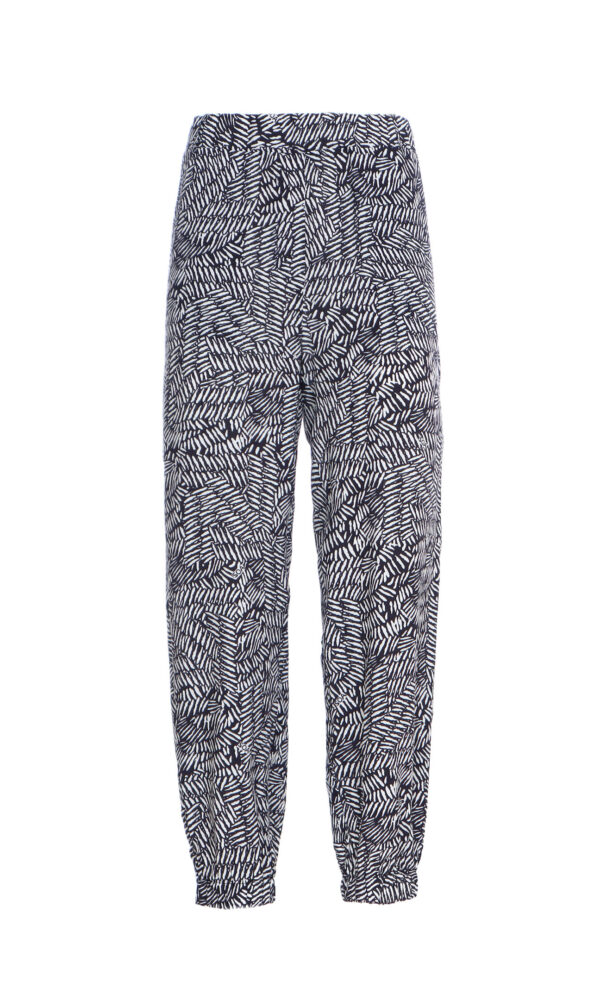 JOGGING TROUSERS WITH BLACK/MILK PATTERN