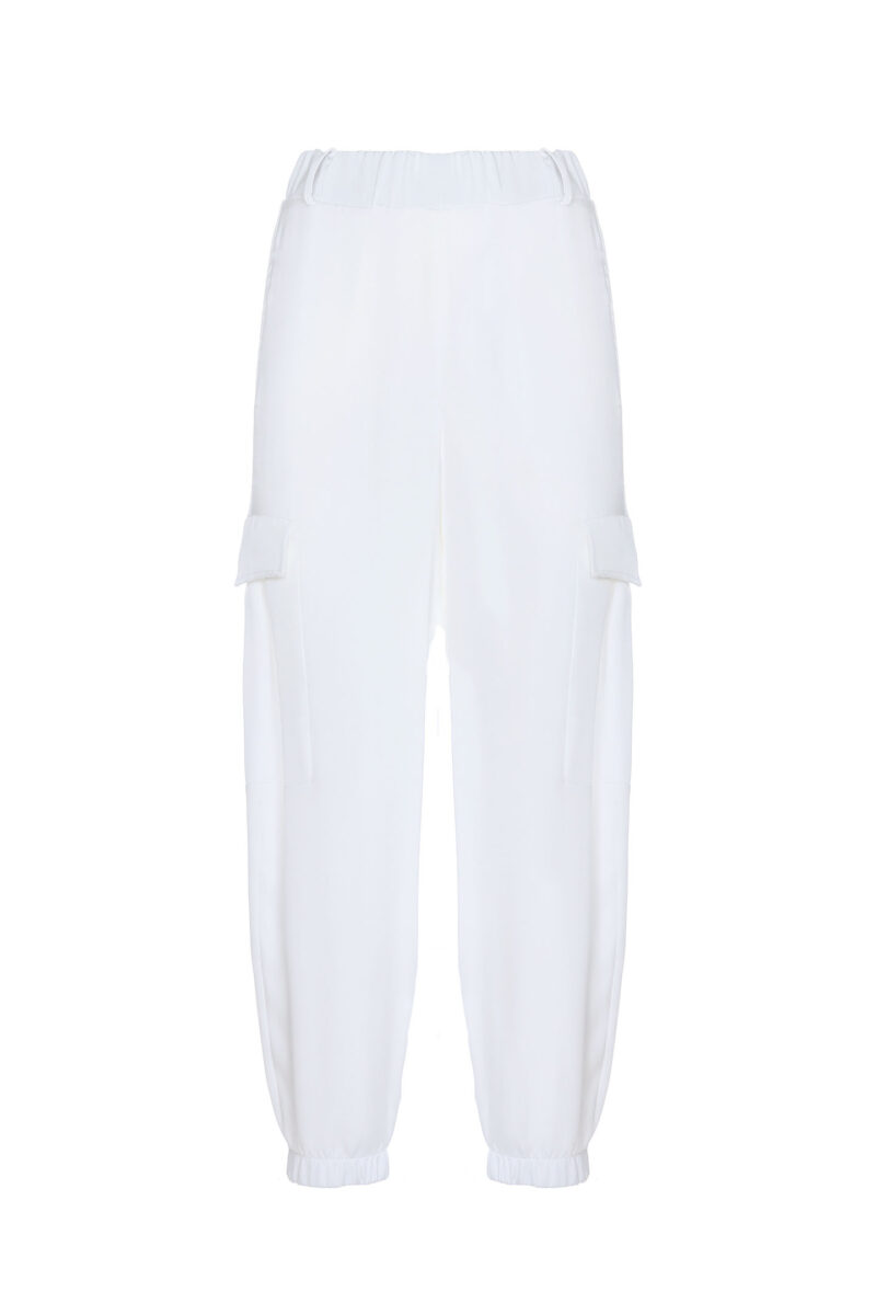 JOGGING TROUSERS WITH SATIN